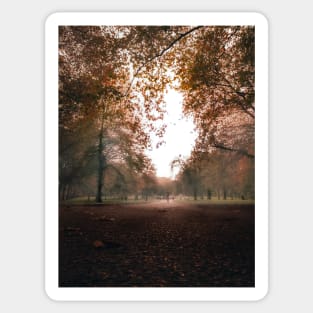 Green Park Fog - London Sticker